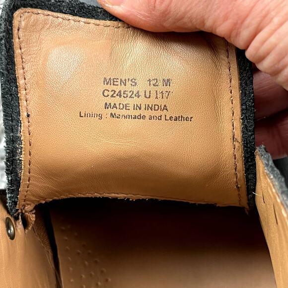 Cole Haan Ogden Stitch Chukka Leather Lace Up Ankle Boot Mens 12 Black C24524 - Picture 10 of 12